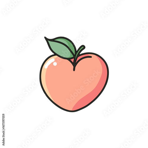 heart shaped apple