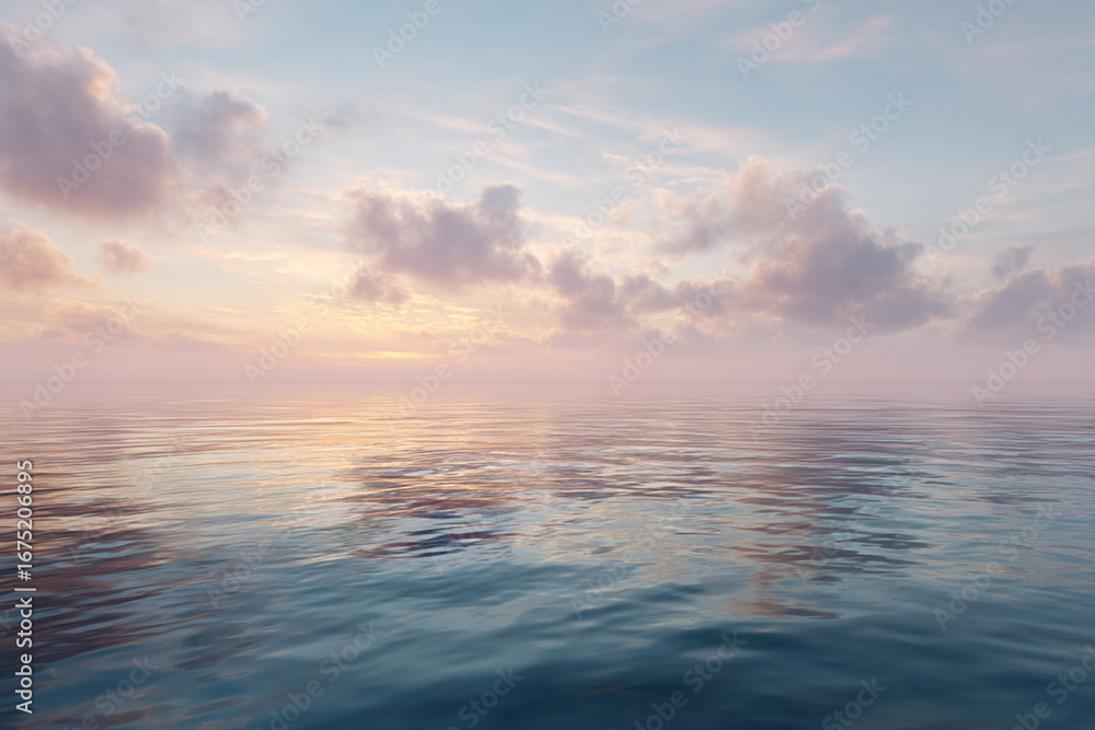 Obraz premium Tranquil Ocean Waves