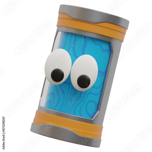 3D futuristic cryo chamber for stasis