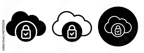 Security System Icon Collection Glyph & Mixed Style