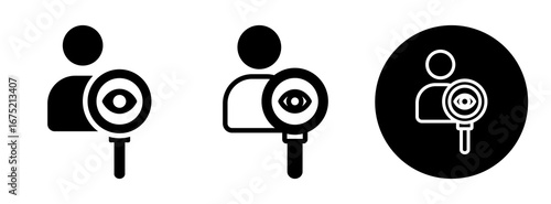 Observation Icon Collection Glyph & Mixed Style