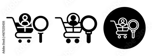 Consumer Research Icon Collection Glyph & Mixed Style