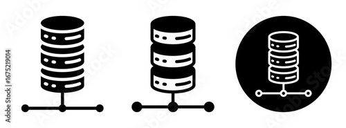 Server Icon Collection Glyph & Mixed Style