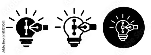 Creative Icon Collection Glyph & Mixed Style