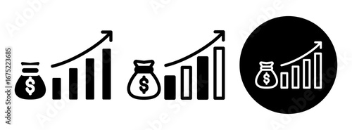 Inflation Icon Collection Glyph & Mixed Style