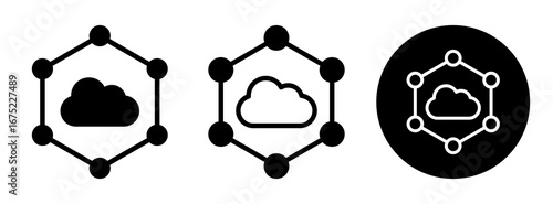 Cluster Icon Collection Glyph & Mixed Style