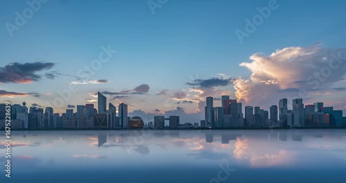 seattle skyline at sunset