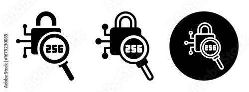 Sha 256 Icon Collection Glyph & Mixed Style