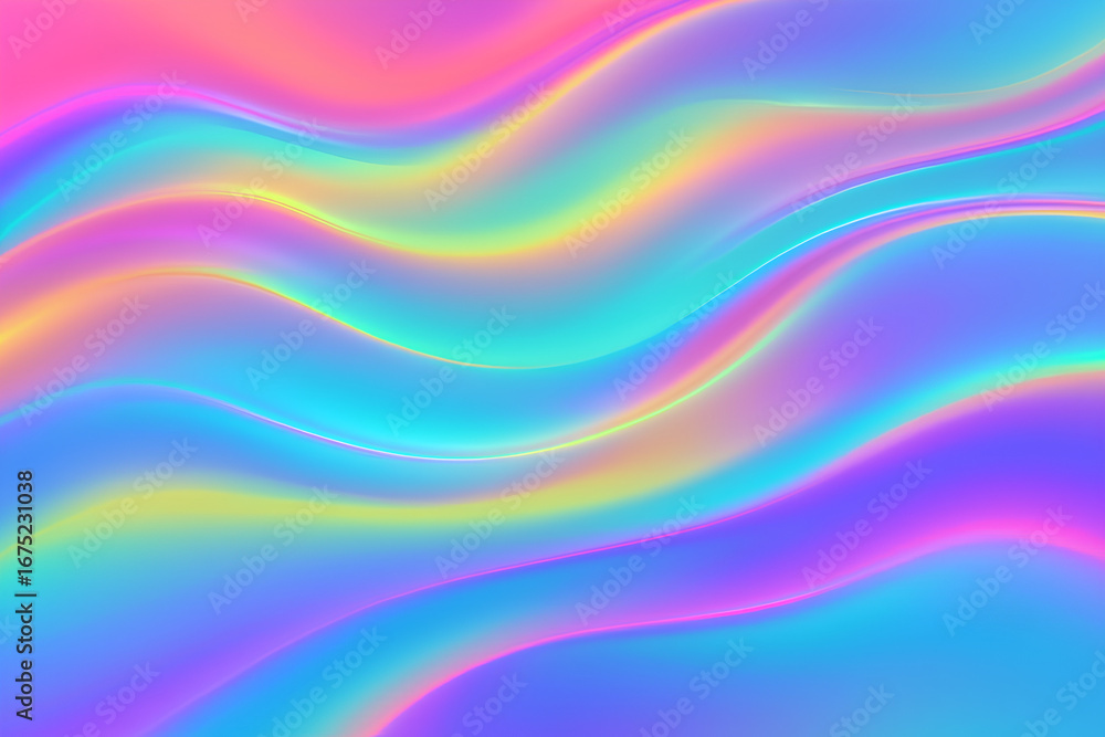 Obraz premium Holographic Gradient Abstract Background