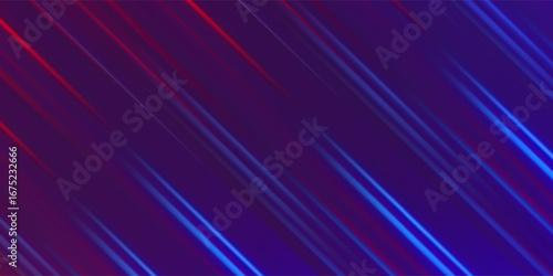 Slanted line animation background, Digital Technology Loop animation background with glow light leaks.