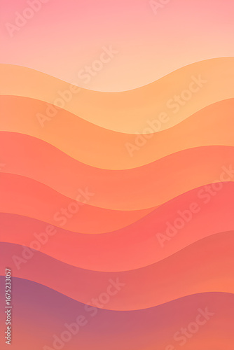 Sunset Gradient Abstract Background
