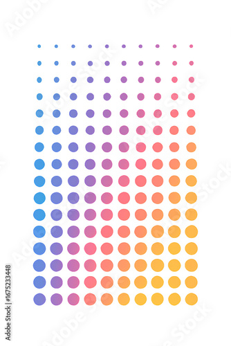 Gradient Dotted Pattern Abstract