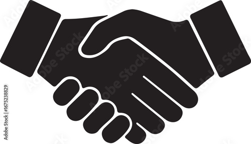 Business partnership agreement symbolizing cooperation and trust between two people
