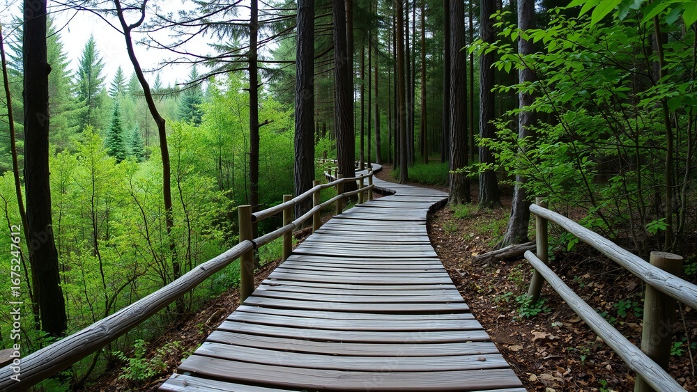 Obraz premium path in the forest