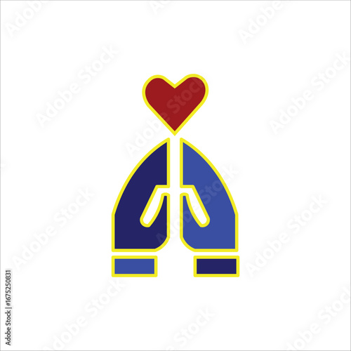 faith icons. simple colored vector illustration