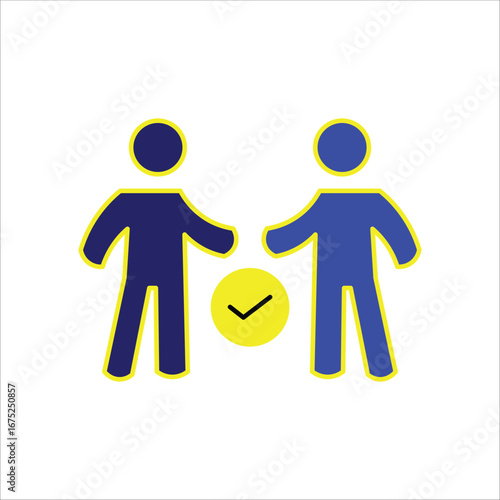 reliance icons. simple colored vector illustration