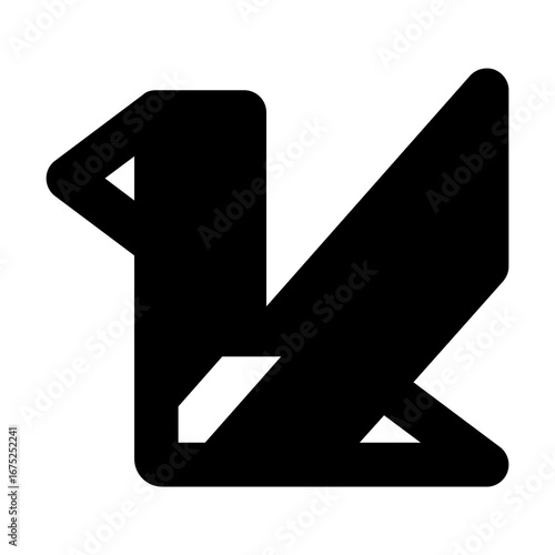 Origami  Filled Icon