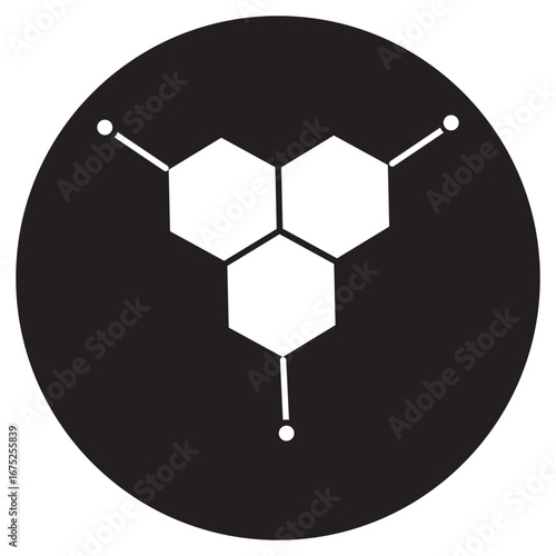 Molecular Structure Icon, Gradient Molecular Structure Icon, Chemistry Molecular Structure Icon, Biology Molecular Structure Icon, Research Molecular Structure Icon, vector