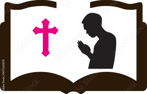 Religious Icons Cross Prayer Bible