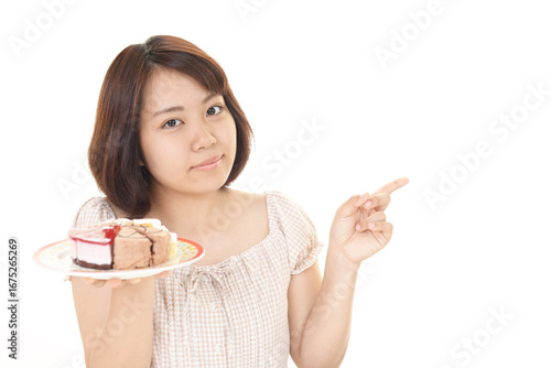 ダイエットに悩む女性