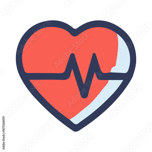 heartbeat illustration design