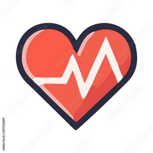 heartbeat illustration design