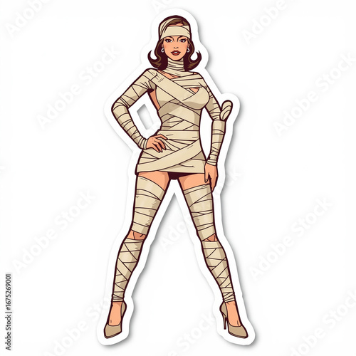 fashion model posing in studio