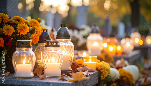 candles in the church All Saints' Day 2025