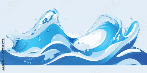 Blue Aqua Teal Ocean Fluid Abstract Wave Background Modern Water Texture for Branding Posters and Web Templates