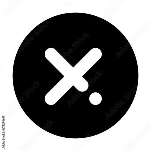 Cross Circle Filled Icon