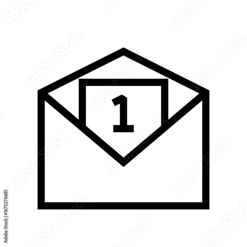 Open Inbox Envelope Icon - E-mail open envelope