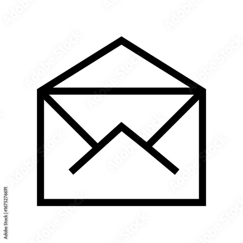 Open Envelope Icon - E-mail open envelope