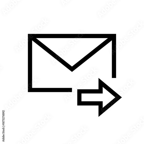 Email Reply to Mail Icon, Open Inbox and Reply to Mail, Envelope Icon - E-mail close envelope