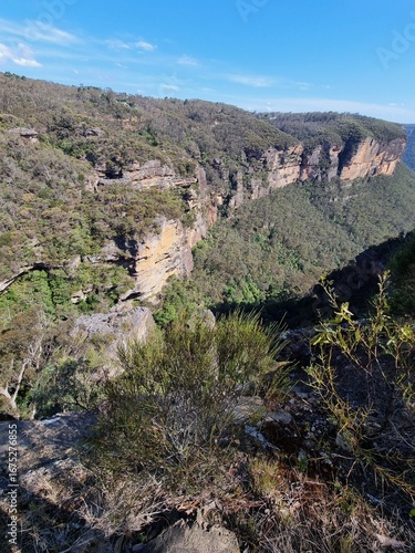 Panoramic View from Narrow Neck Plateau in the Blue Mountains