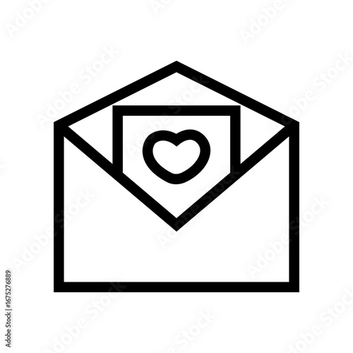 Email Envelope Favorite Icon - E-mail open envelope