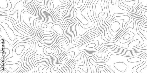 Modern transparent PNG topographic map illustration featuring detailed wavy contour lines on white background.