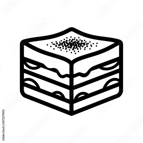 Cake with transparent background