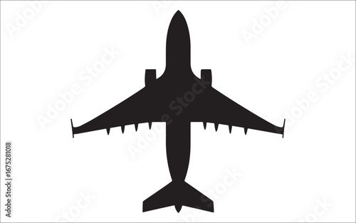 vector illustration of a plane