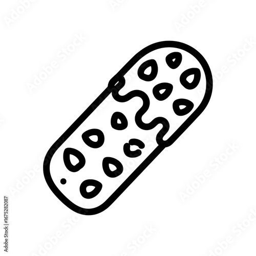 Pizza slice with toppings on transparent background