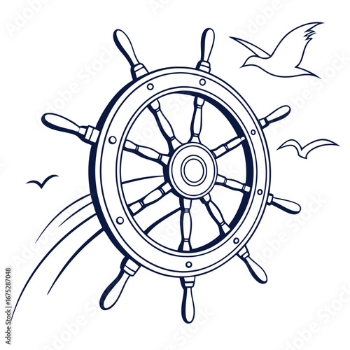 steering wheel vector illustration