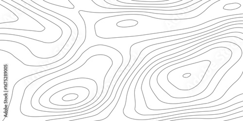 Modern abstract geographic topography contour map background with detailed elevation relief grid, mountain terrain cartography textures, and artistic landscape mapping illustration