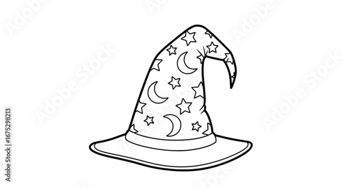 Wizard hat with transparent background