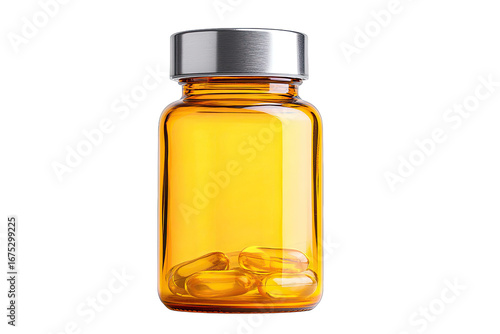 Wallpaper Mural Vitamin supplement bottle, isolated on white background Torontodigital.ca