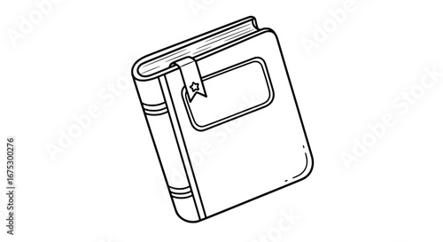 Open book with transparent background