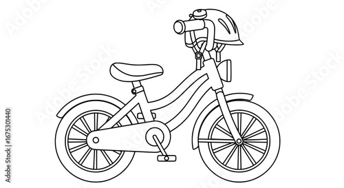 E-bike with transparent background