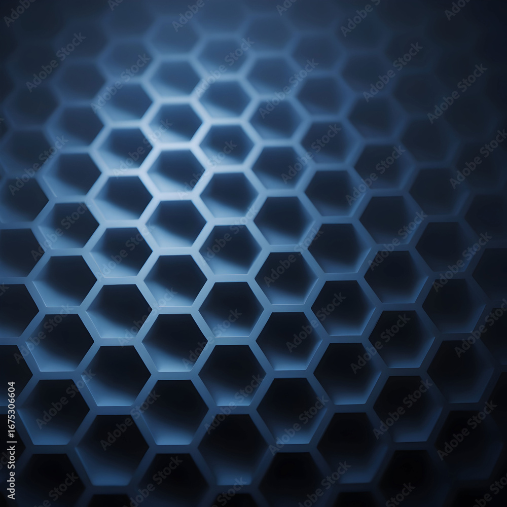 Hexagonal Pattern: Abstract Blue Geometric Background Texture Hexagonal Pattern: Abstract Blue Geometric Background Texture