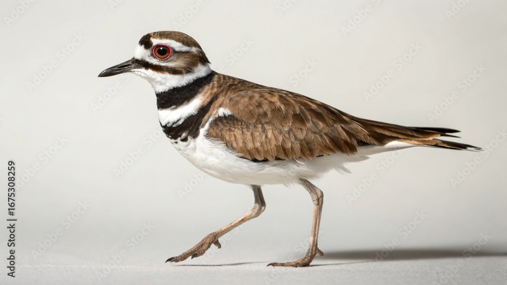 Obraz premium Killdeer on studio background