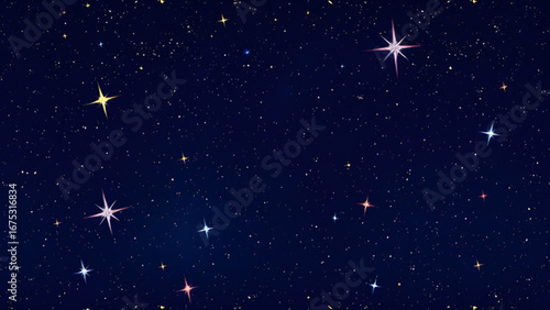 A stunning night sky filled with stars.