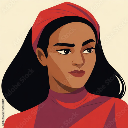 portrait of a young woman