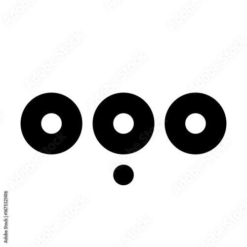 Menu Dots Horizontal Outline Icon